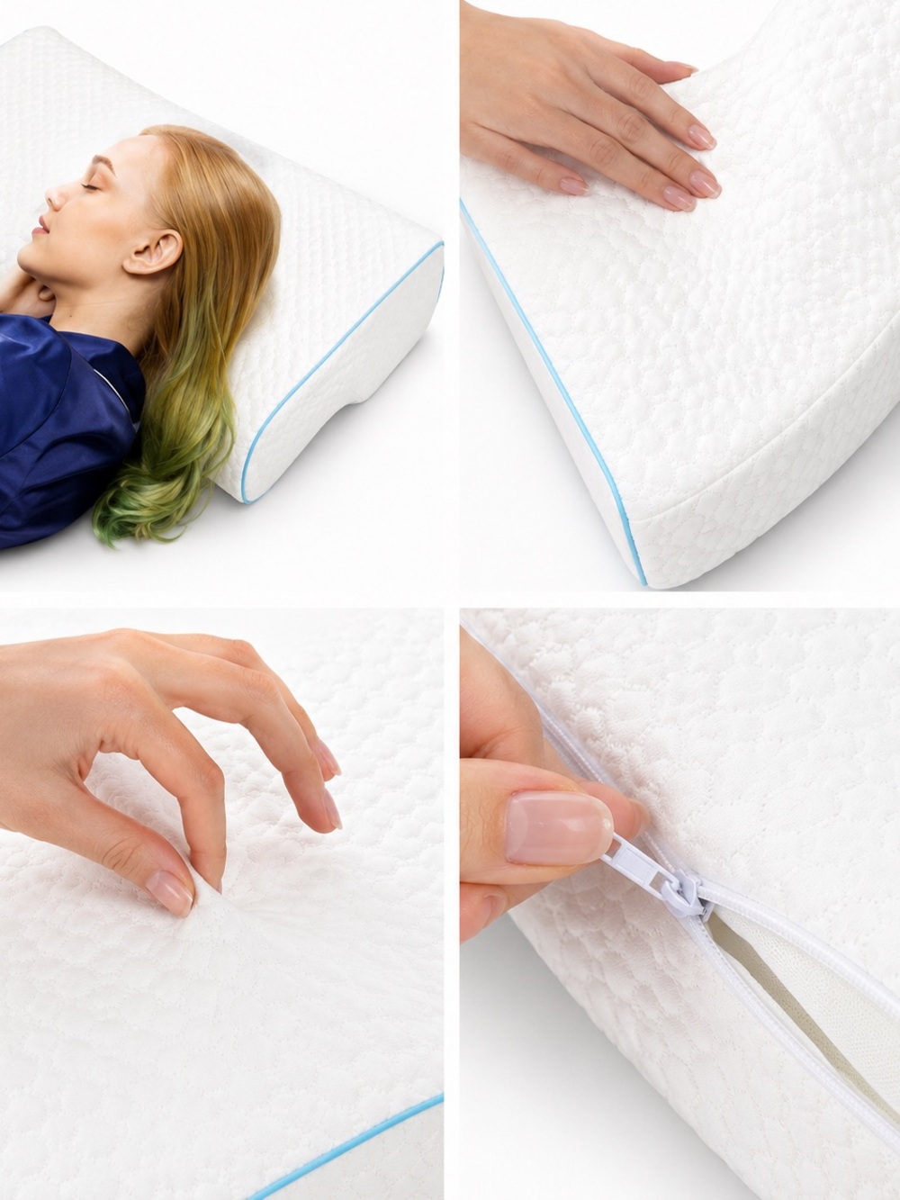 Memory Foam Cuddle Pillow – Right Side Version